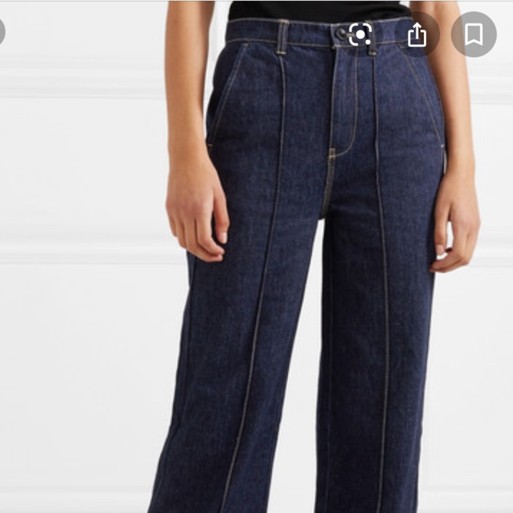NWT Alex Mill dark wash “Jane” trouser jean 10